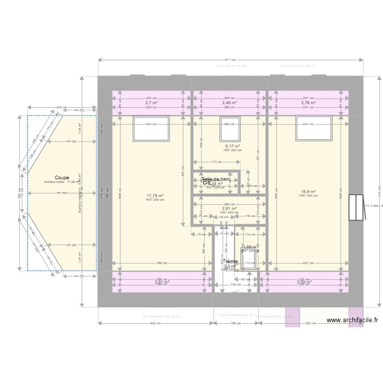 ML24002255. Plan de 21 pièces et 139 m2