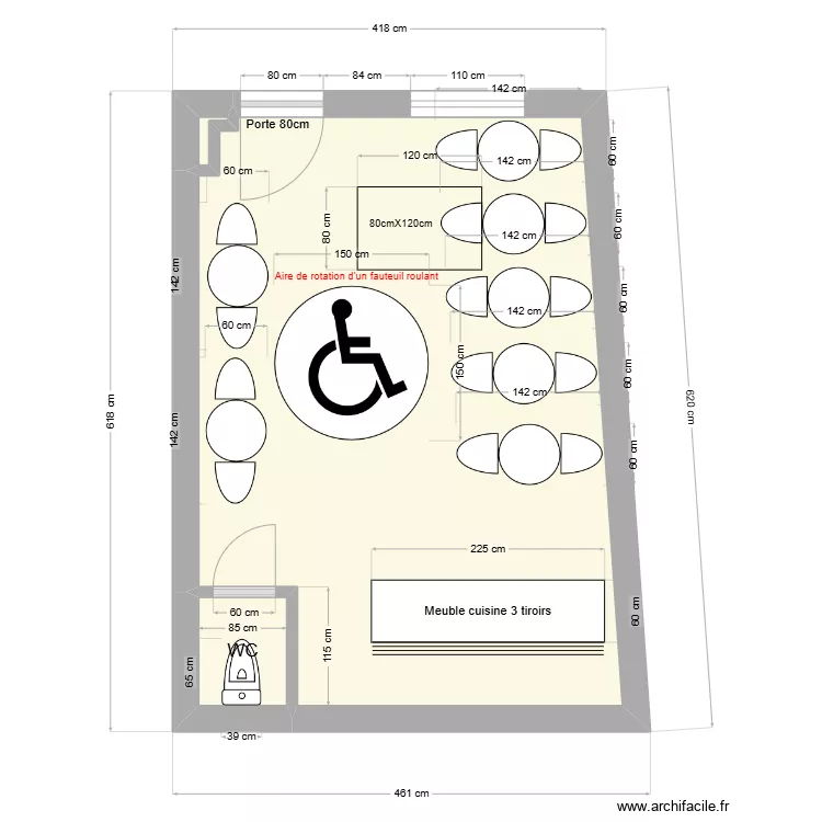 GUIGOURESSE. Plan de 