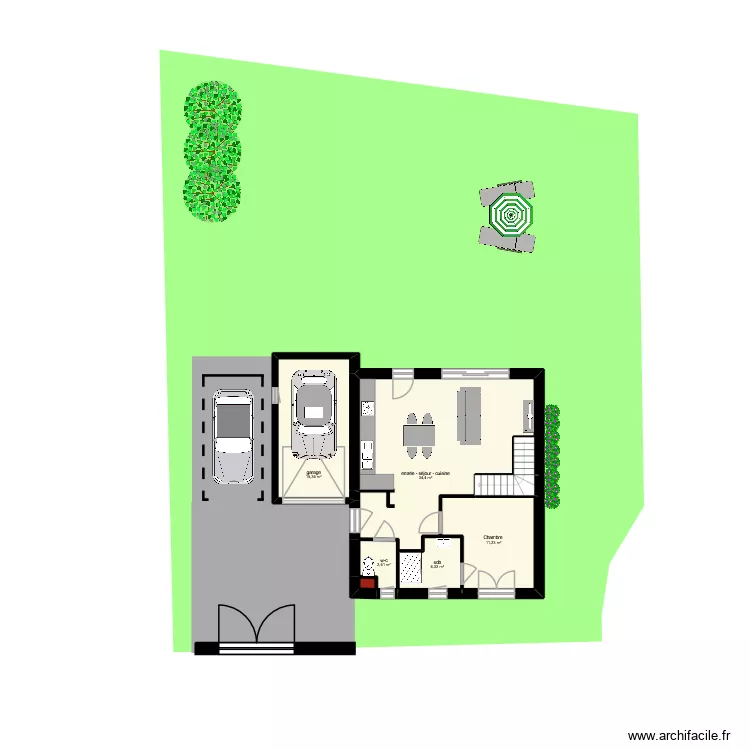 EL BARIAKI VILLA 1 grand sejour. Plan de 14 et 123 m² EL BARIAKI VILLA 1 grand sejour. Plan de 14 et 123 m²