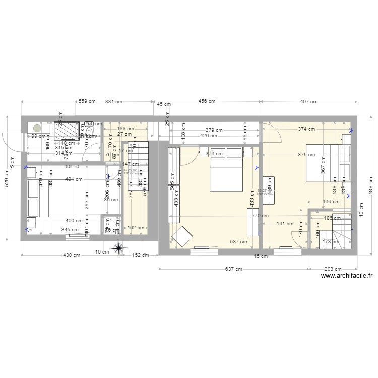 Plesder  &eacute;tage 28 01 2026. Plan de 0 pièce et 0 m2