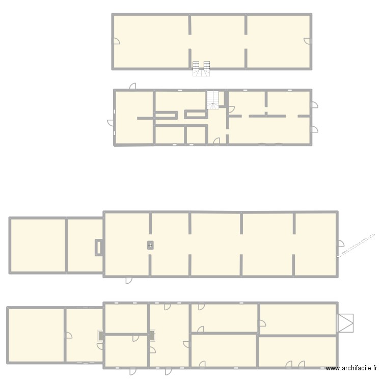 Gite 1 DMB. Plan de 20 pièces et 1006 m2