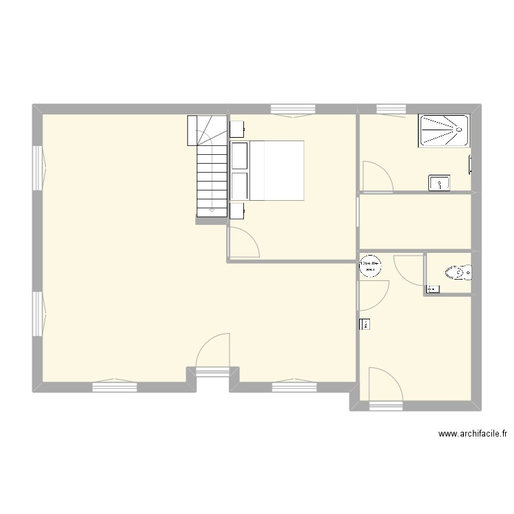 MATHILDE KACZMAREK. Plan de 5 pièces et 81 m2