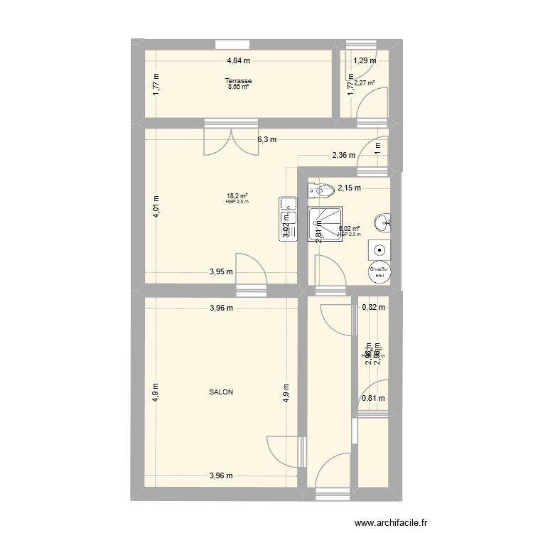 maison 2. Plan de 0 pièce et 0 m2