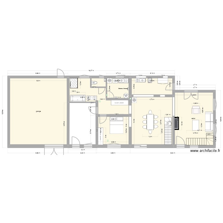 laborde plan cuisine. Plan de 14 pièces et 272 m2