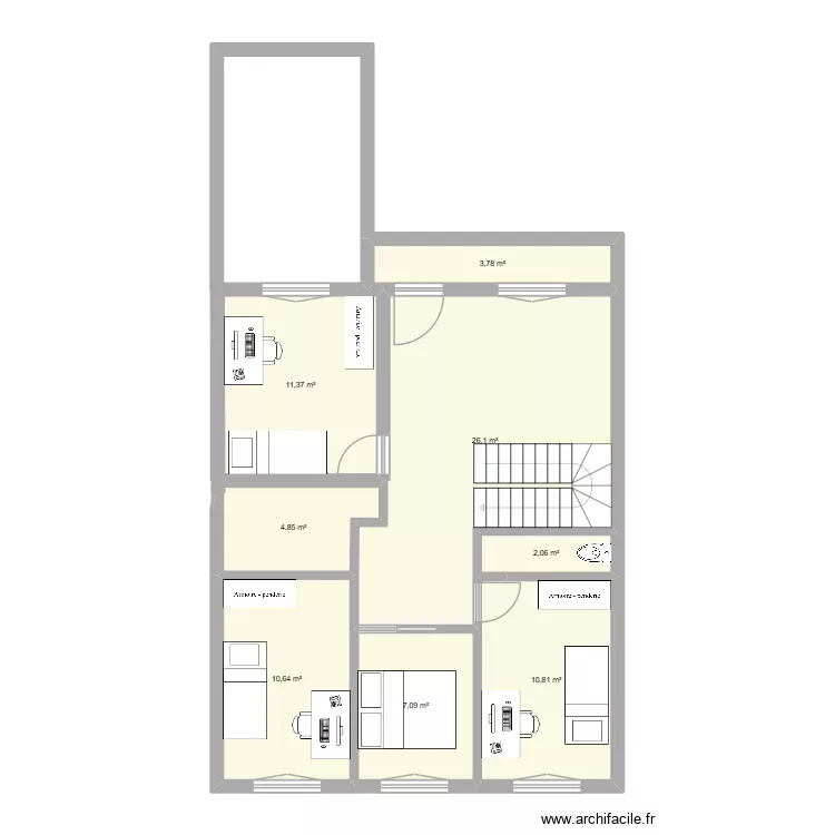 Maison Toulouse 1ET. Plan de 8 et 77 m² Maison Toulouse 1ET. Plan de 8 et 77 m²