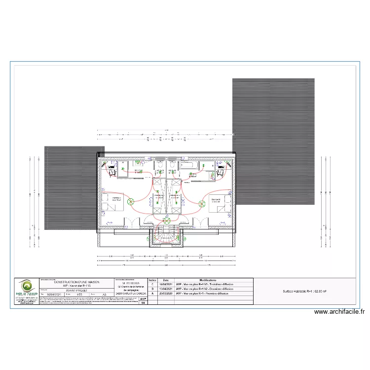 PEIREIRA ETAGE. Plan de 
