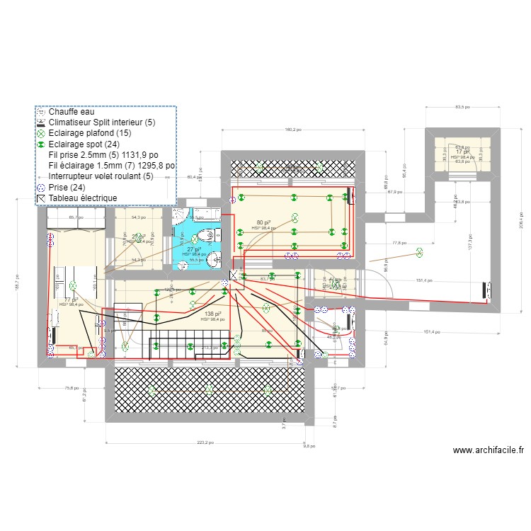 ETAGE TOUNKARA. Plan de 0 pièce et 0 m2