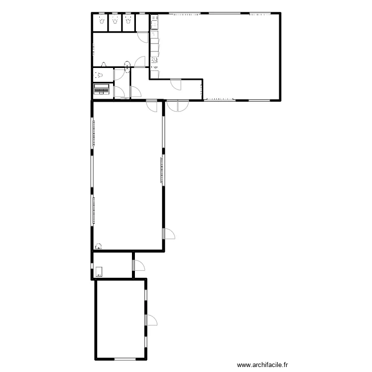 EC Champanette pavillons. Plan de 