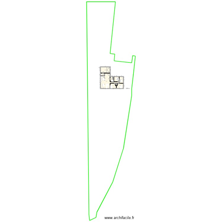 PLAN MAISON MASSE. Plan de 9 pièces et 131 m2