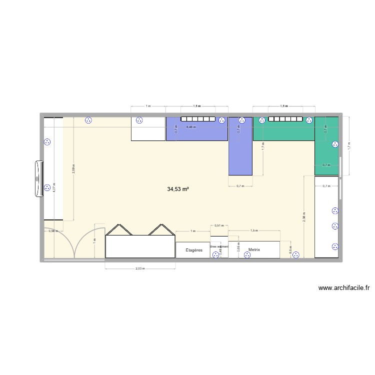 Rénovation salle division CG. Plan de 0 pièce et 0 m2