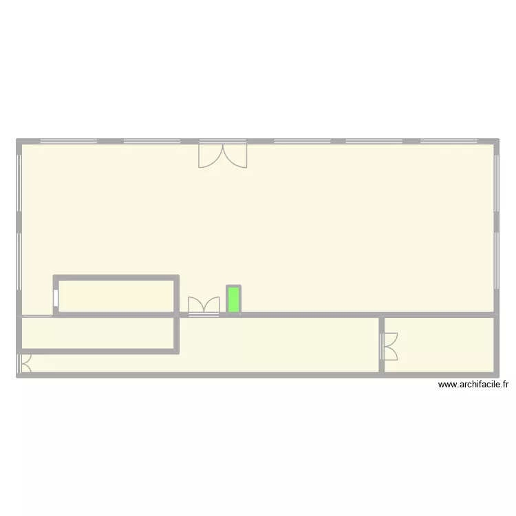 FCE. Plan de 5 pièces et 284 m²