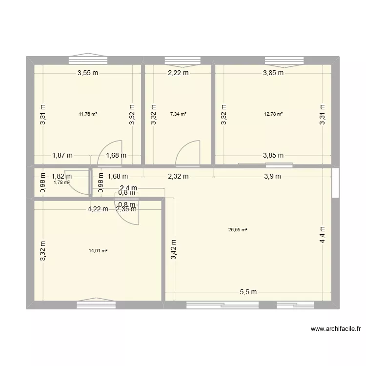pallanne. Plan de 6 et 74 m² pallanne. Plan de 6 et 74 m²