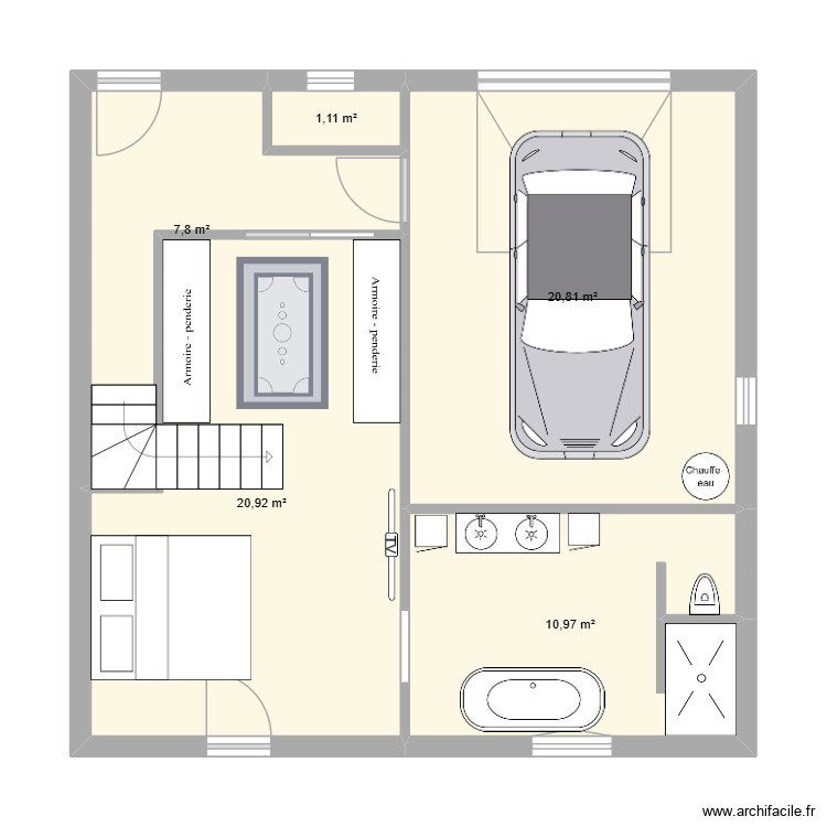 Dr roux rdc. Plan de 0 pièce et 0 m2
