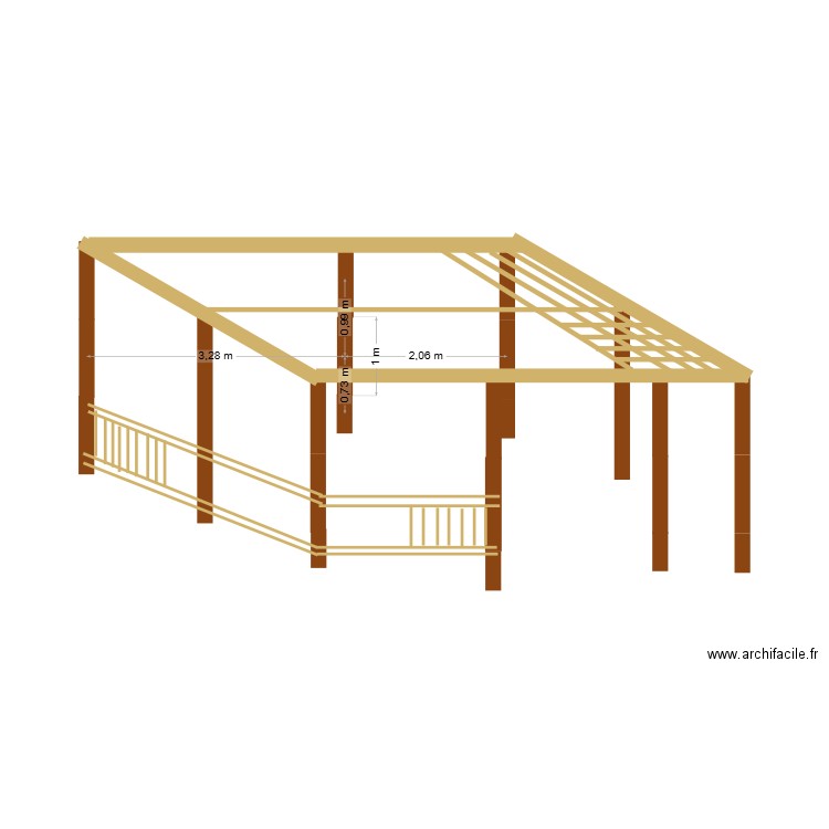 de coté. Plan de 0 pièce et 0 m2