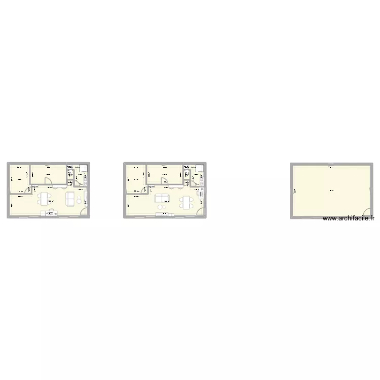 Maison - pi&egrave;ces. Plan de 11  et 171 m²