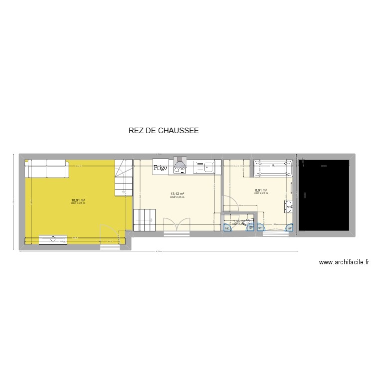 REDE CHAUSS2E FINAL. Plan de 5 pièces et 50 m2