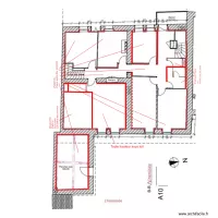 2024-04-14-1er Etage Sch&eacute;ma cloison/isolation 