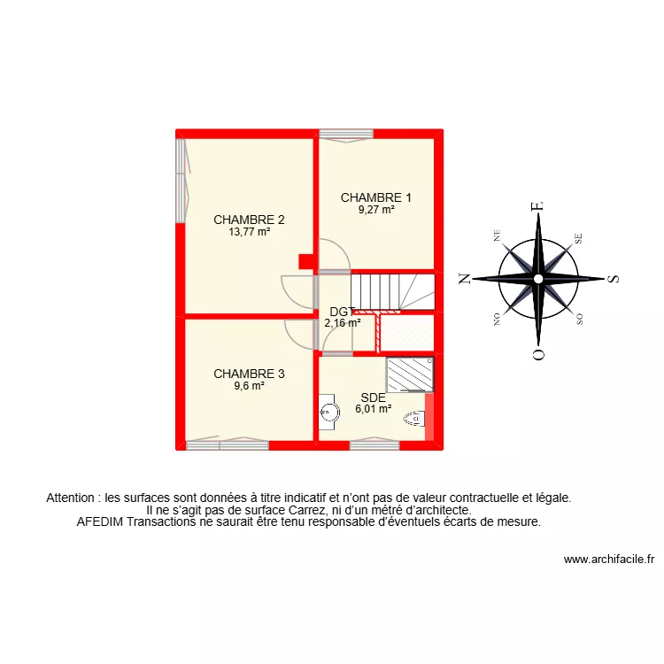 BI 34258. Plan de 24  et 199 m²