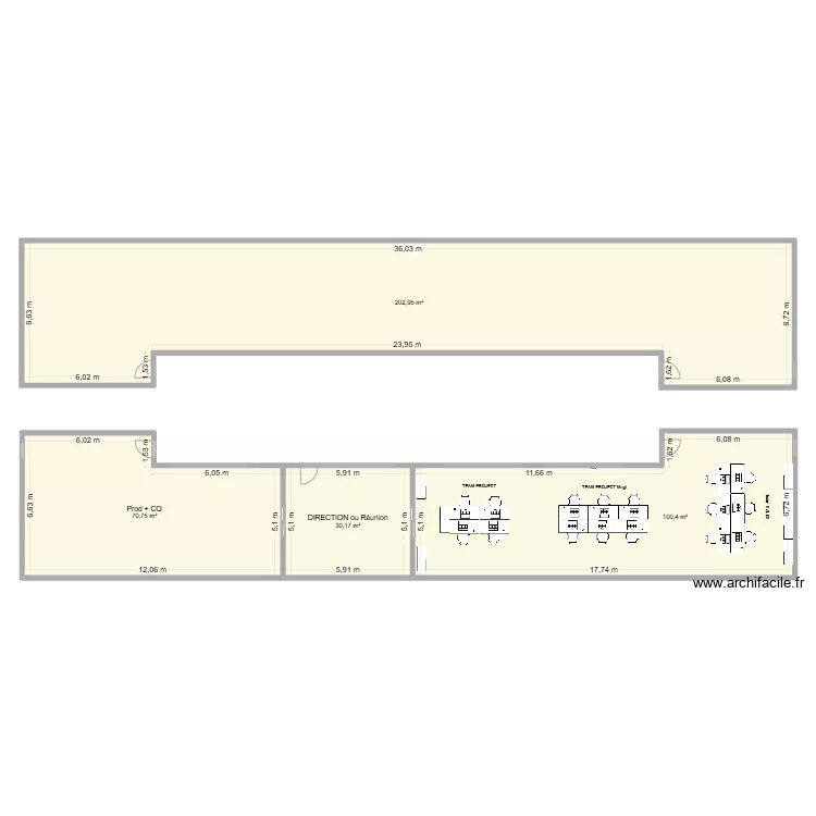 Projet - P&ocirc;le Commercial ICARUS v2. Plan de 