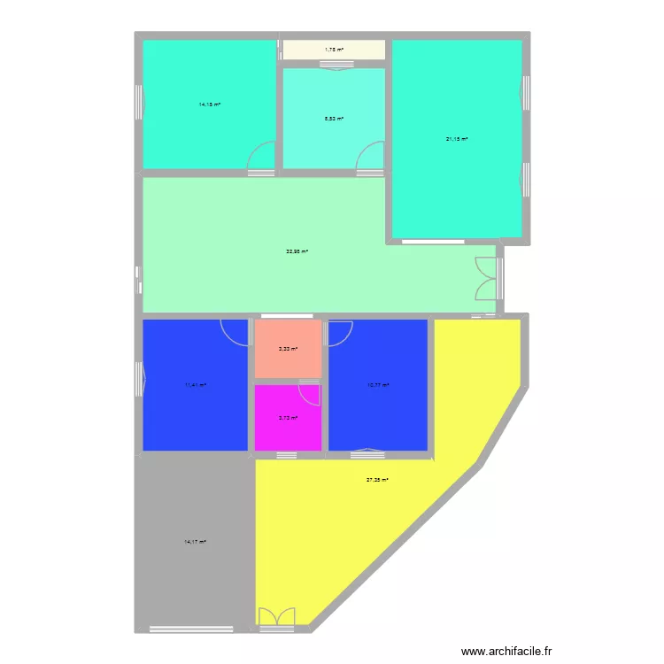 maison1. Plan de 11 Pièces et 149 m² maison1. Plan de 11 Pièces et 149 m²