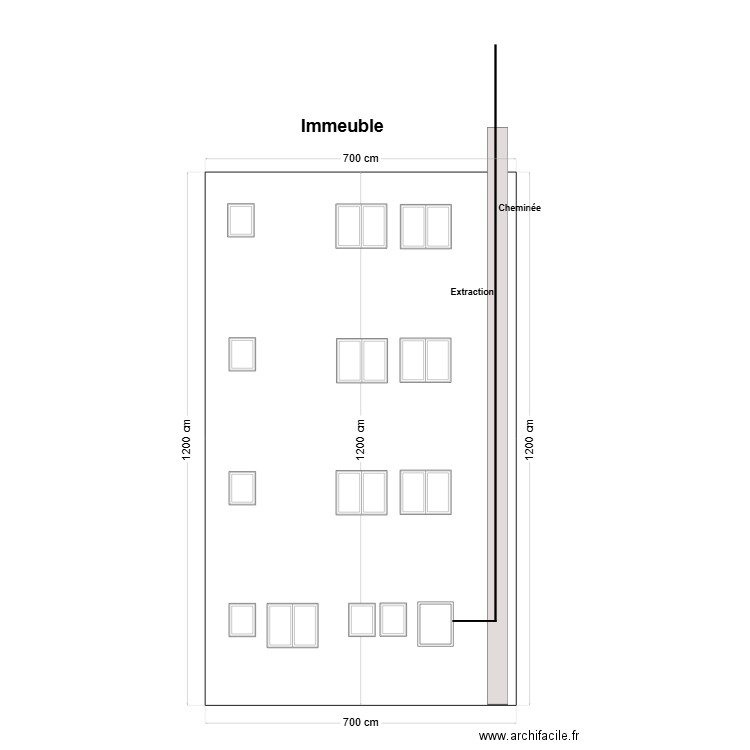 immeuble. Plan de 0 pièce et 0 m2