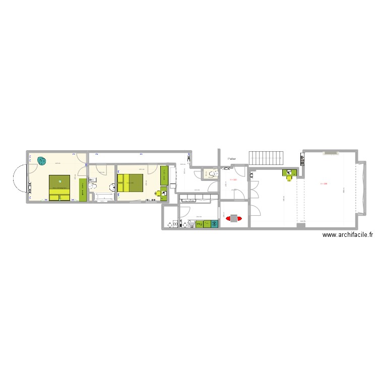 Pasc Av. Couronne -  Elec. Plan de 0 pièce et 0 m2
