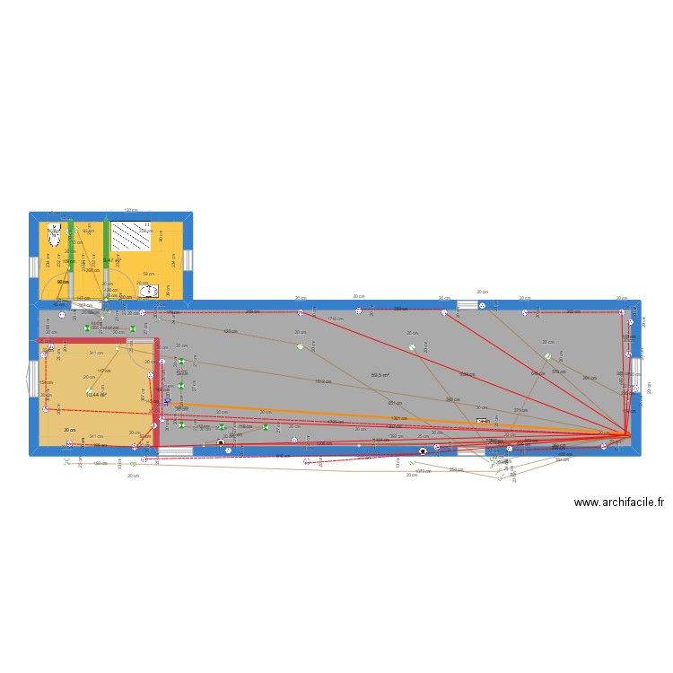 appias. Plan de 0 pièce et 0 m2