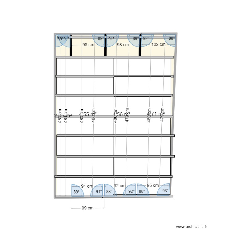 PLANCHER. Plan de 0 pièce et 0 m2