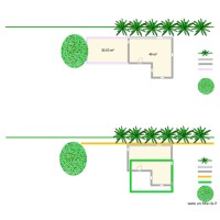 Chalet actuel avec projet extension