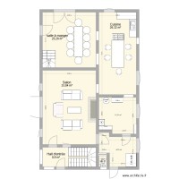 Fleury Maison 1 rez de chaussée projet 2