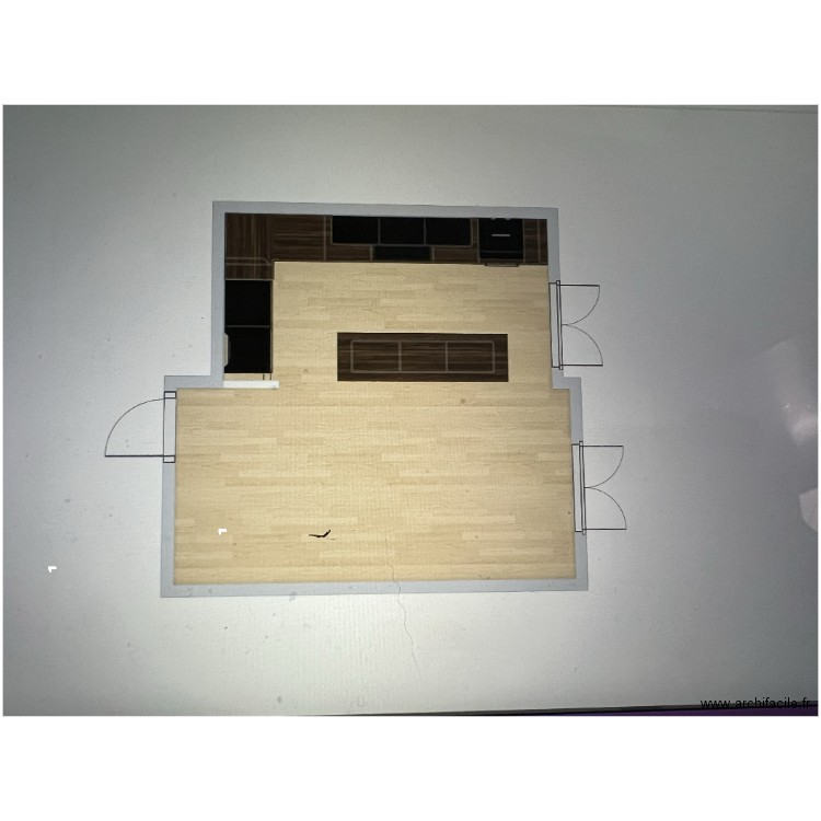 PLAN CUISINE 2D. Plan de 0 pièce et 0 m2