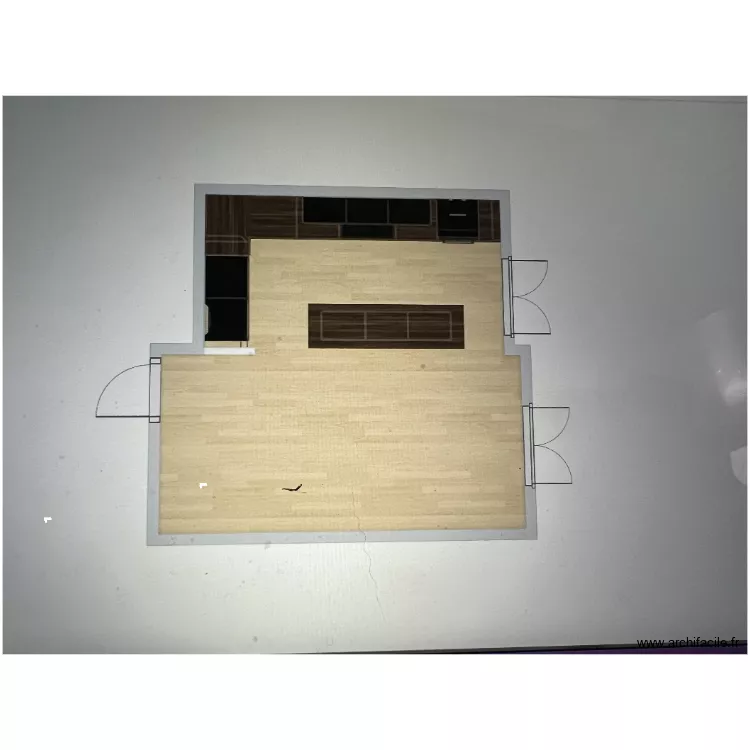 PLAN CUISINE 2D. Plan de 