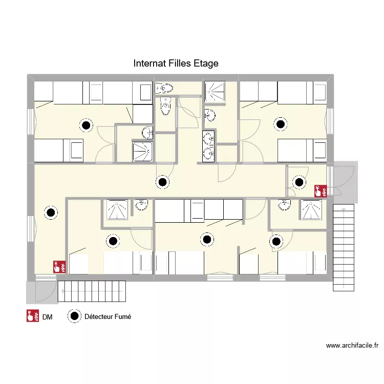 itfh incendie. Plan de 