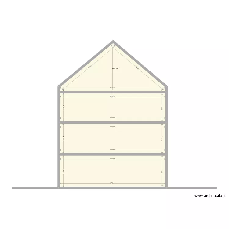 coupe bouillon. Plan de 4 et 83 m² coupe bouillon. Plan de 4 et 83 m²