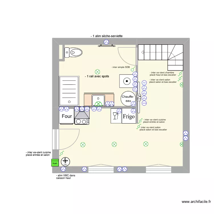 lot 1. Plan de 3 et 23 m² lot 1. Plan de 3 et 23 m²