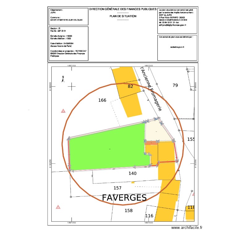 Pl&n de masse. Plan de 0 pièce et 0 m2