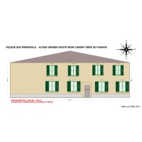 DECORTE FAÇADE SUD PRINCIPALE - ITE + MENUISERIES A REMPLACER