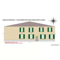 DECORTE FA&Ccedil;ADE SUD PRINCIPALE - ITE + MENUISERIES A REMPLACER