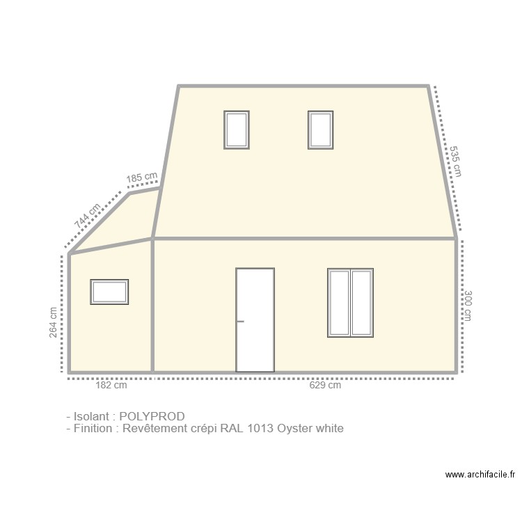 Crame Bruno - ite. Plan de 4 pièces et 40 m2