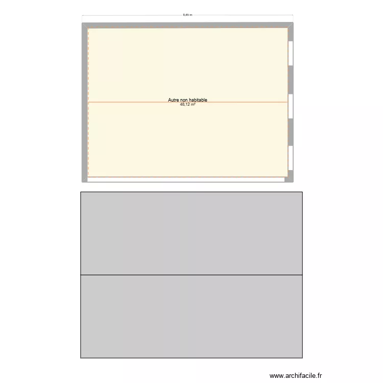 GARAGE BASSIGNAC 15310. Plan de 1 pièce et 48 m²