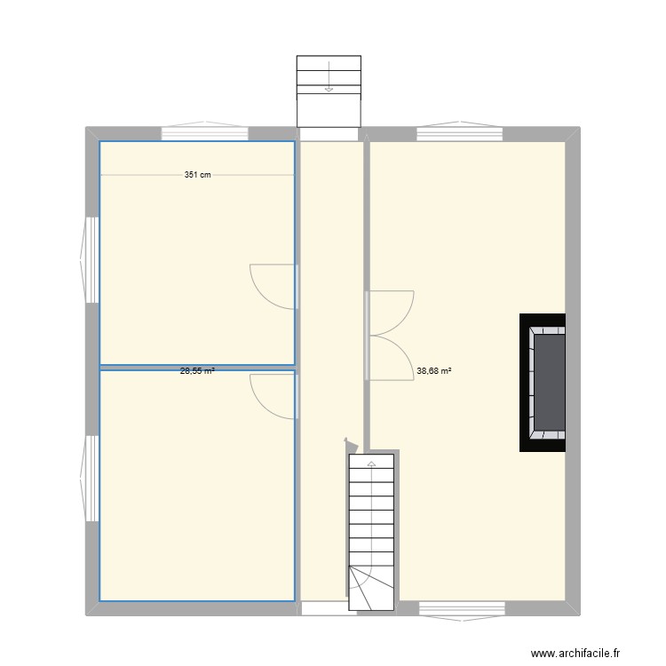 yvias RDC. Plan de 0 pièce et 0 m2