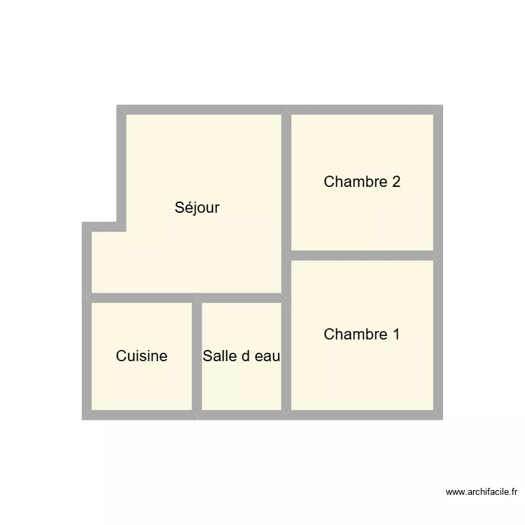 2511 SALAUN JEANNE. Plan de 5 pièces et 12 m² 2511 SALAUN JEANNE. Plan de 5 pièces et 12 m²