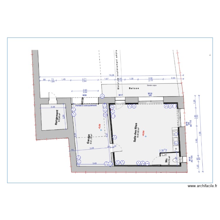 PRISES DEPENDANCES. Plan de 0 pièce et 0 m2