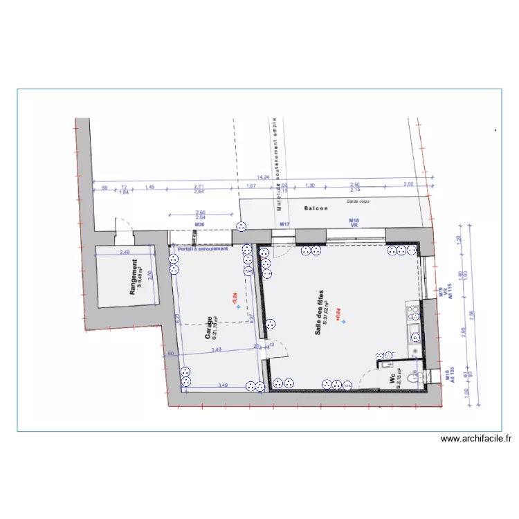 PRISES DEPENDANCES. Plan de 