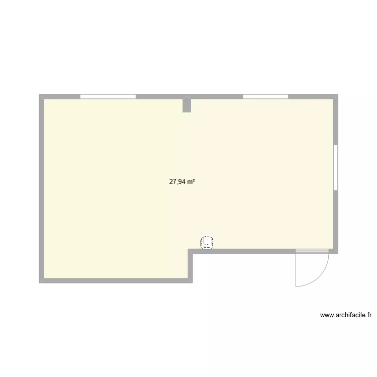 Salon salle à manger. Plan de Salon salle à manger. Plan de