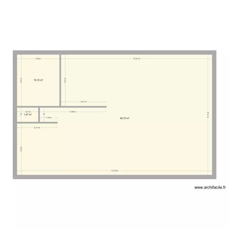 maison Chloee. Plan de 3 Pièces et 106 m²