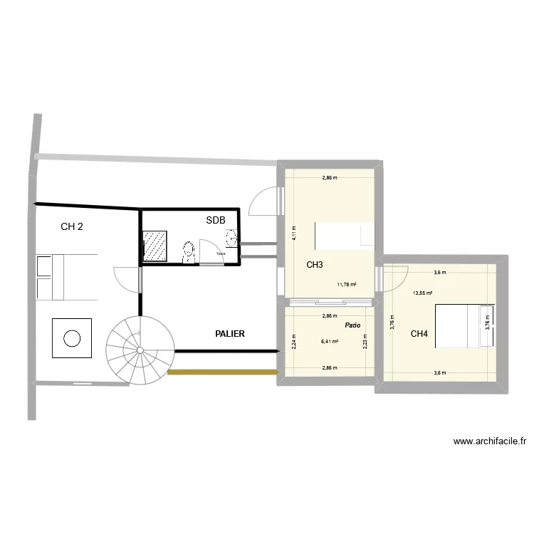 EtageSupérieur. Plan de EtageSupérieur. Plan de