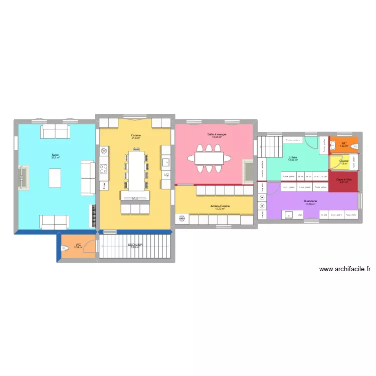 PAUL BERT RDC 220526. Plan de 11 et 138 m² PAUL BERT RDC 220526. Plan de 11 et 138 m²