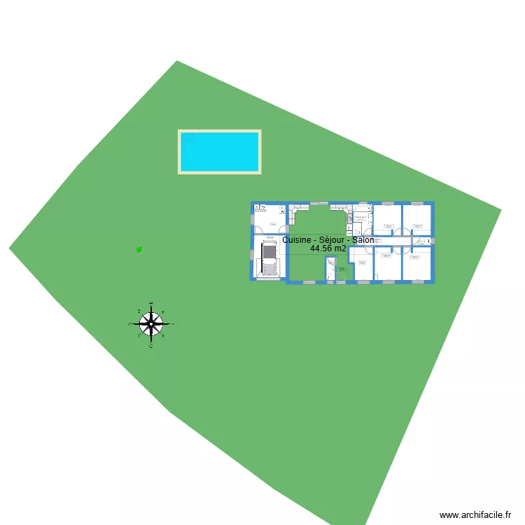 Popo-Tanguy cadastre. Plan de 