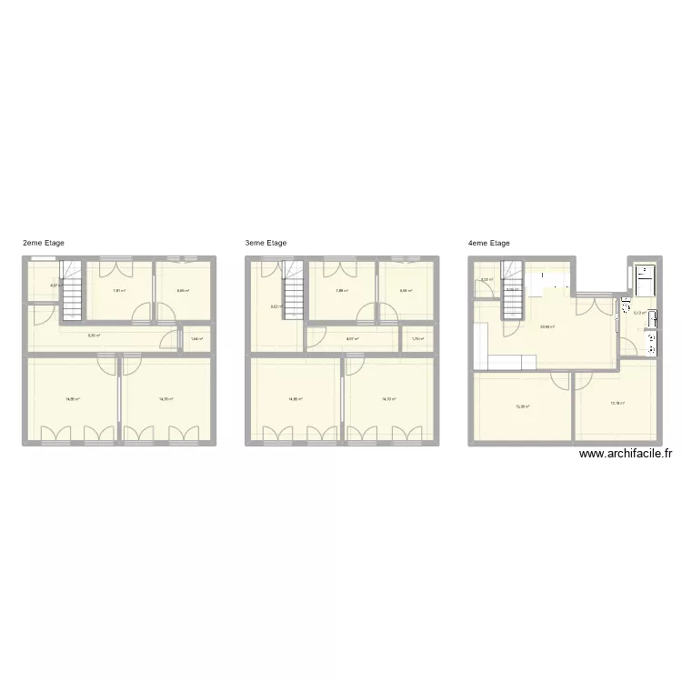 App de la gare sans cotes. Plan de 